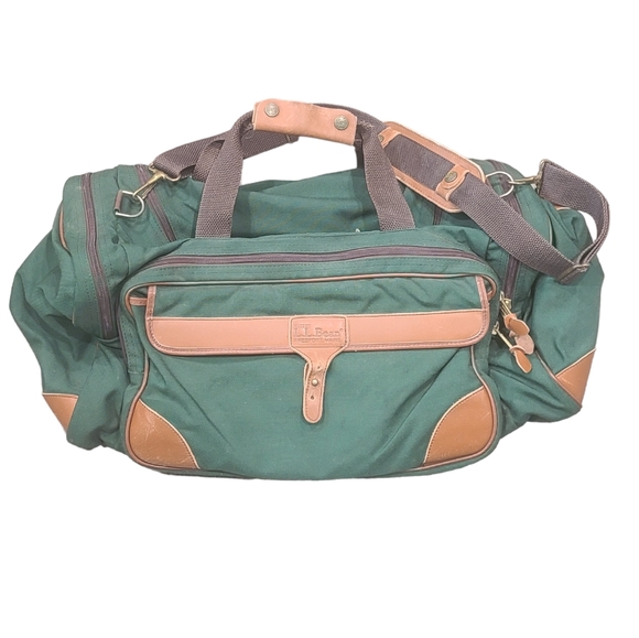 L.L. Bean Bags L L Bean Vintage Leather Duffel Bag Poshmark